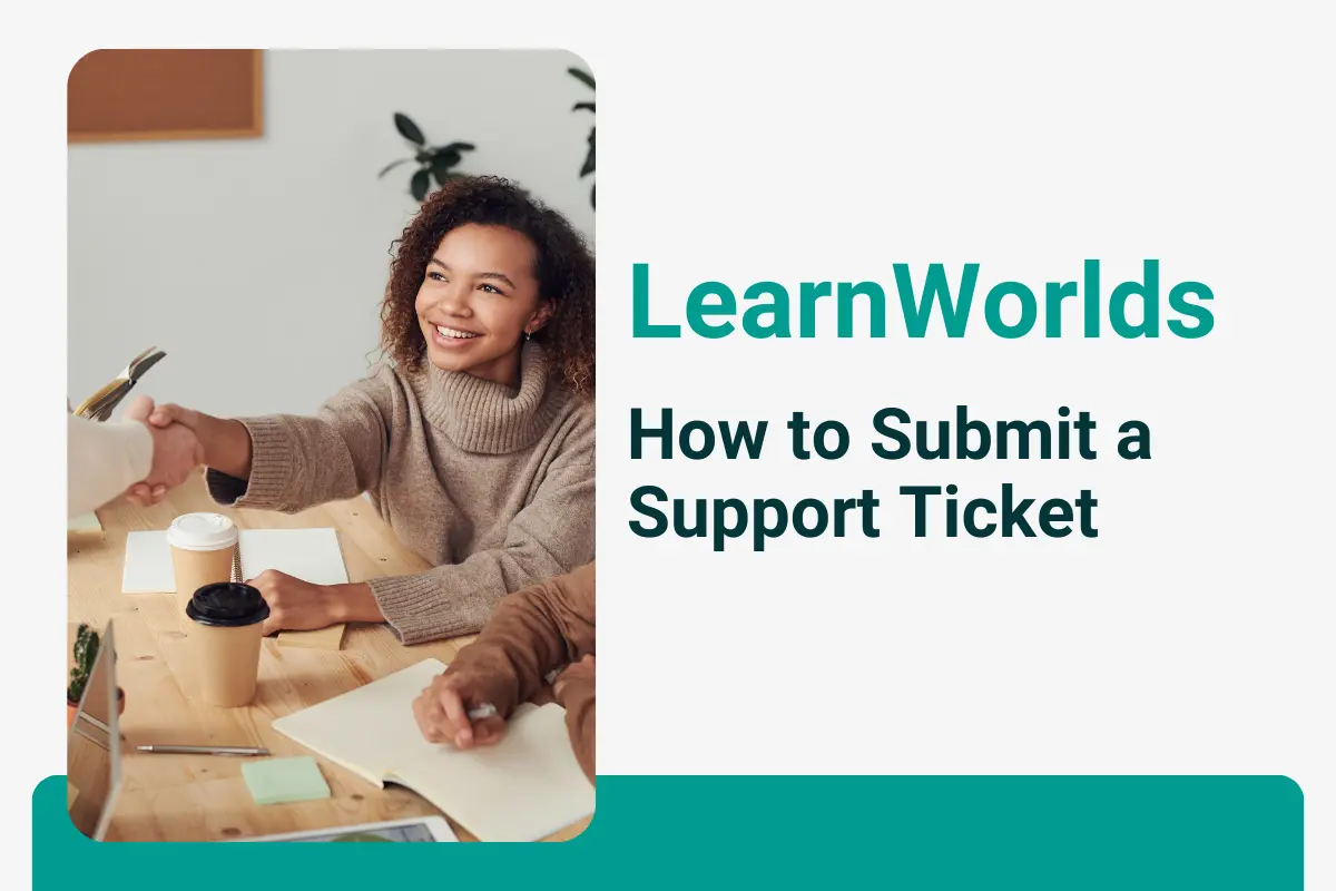 LearnWorlds support ticket