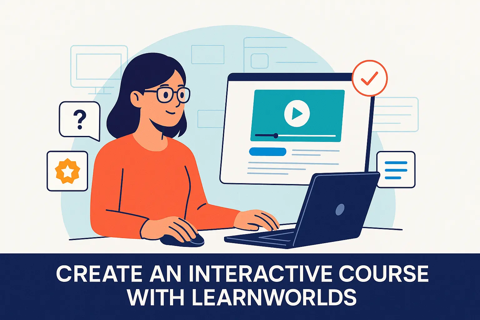 how to create an interactive course with learnworlds