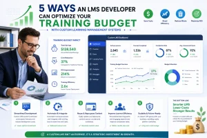 5 ways an LMS developer can optimize your training budget with custom learning management systems
