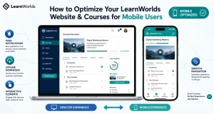 How to optimize your LearnWorlds website and courses for mobile users