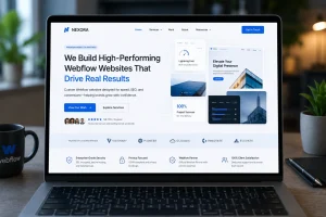 Professional Webflow expert designed website showcasing trust-building elements